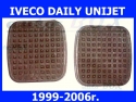 NAKŁADKI NAKŁADKA PEDAŁU SPRZĘGŁAi HAMULCA 2szt IVECO DAILY od 1996-2009