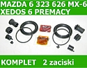 ZESTAW NAPRAWCZY REPERATURKA ZACISKU PRZEDNIEGO 2szt na oś MAZDA 323 626  6 XEDOS 6 PREMACY MX-6 FORD Probe II