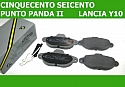 KLOCKI HAMULCOWE SEICENTO CINQUECENTO PUNTO PANDA LANCIA Y