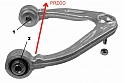 TULEJA TULEJE WAHACZA PRZÓD GÓRNY Magneti Marelli ALFA ROMEO 159 BRERA SPIDER