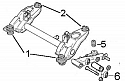 ZESTAW NAPRAWCZY WAHACZA TYLNEGO Fast ALFA 145 146 155 FIAT BRAVA BRAVO MAREA MULTIPLA PALIO SW LANCIA DEDRA DELTA