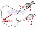 PODUSZKA WSPORNIK SILNIKA długa prawa ALFA ROMEO 159 BRERA SPIDER 50502603