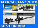 AMORTYZATOR PRZÓD 2szt ALFA 145 146 JTD 155 V6 OEM OES BILSTEIN