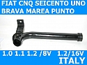 RURA POMPY WODY PRZEWÓD WODNY METALOWY FIAT PUNTO CINQUCENTO SEICENTO BRAVA 1,1 1,2 8/16V 46419454, 55217638, 55185064 