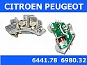 OPORNIK REZYSTOR WENTYLATORA NAWIEWU CITROEN AX BERLINGO SAXO XANTIA XM XSARA XSARA PICASSO ZX  PEUGEOT 106 405 406 605 PARTNER