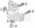 PODUSZKA DOLNA WSPORNIK SILNIKA FIAT STILO 1,9 JTD 115KM 46781893 29124