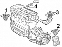 PODUSZKA SKRZYNI SILNIKA LEWA ALFA 146 156 147 TWIN SPARK 16V 2.5 v6